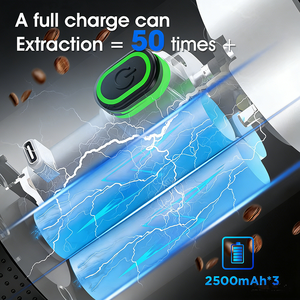 Machine à expresso portable 3 en 1, cafetière avec fonction de chauffe-eau <span class=keywords><strong>rechargeable</strong></span> par USB, matériau plastique - Product Image 2