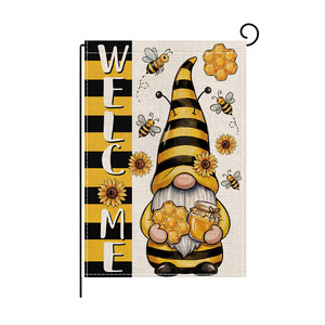2026 Cross-Border Spring/Summer Floral Polyester Rectangle <b>Garden</b> <b>Flag</b> Outdoor Patio Decoration Welcome Double-Sided Printed - Product Image 3