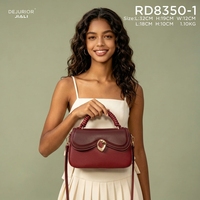 QAZA Sacs à Main Femme 2026 Nouveauté Ensemble de Sacs 2-en-1 en Cuir PU Tressé Sac Fourre-Tout Esthétique pour Dames