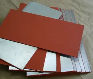 Silicone rubber sheet with Aluminum backing can be used for Bronzing press/Stamping press/Gilding press machine Print
