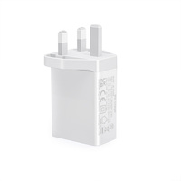 Chargeur HNT OEM 40W GaN PD3.0 4 ports 2C 2A, station de charge rapide multi-ports, adaptateur mural compact pour iPhone, MacBook, Samsung