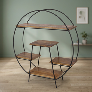 Handcrafted <b>Solid</b> <b>Wood</b> Display Bookshelf for Home Office Organization Living Room Decoration and Premium Wholesale Furniture - Product Image 2