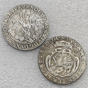 Pièces de monnaie commémoratives de style antique de la Poméranie de l'État allemand de Bogeslav XIV de 1629, cadeaux, décoration de la maison - Product Image 2