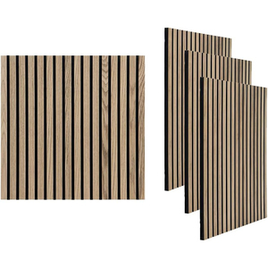 60x60cm Decoración <span class=keywords><strong>de</strong></span> pared <span class=keywords><strong>Placa</strong></span> <span class=keywords><strong>de</strong></span> melamina insonorizada PVC WPC Paneles <span class=keywords><strong>de</strong></span> pared acústicos - Product Image 1