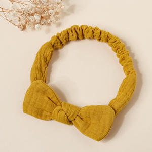 Diadema de Algodón con Lazo para Recién Nacidos, Estilo Coreano, Elástica, para Bebés Niñas y Niños - Product Image 6