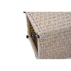 Maceta Moderna Cuadrada de Ratán, Color Beige, de Plástico, para Interiores y Exteriores, Jardín, Escritorio o Suelo, Disponible en Almacén de EE. UU. - Product Image 5