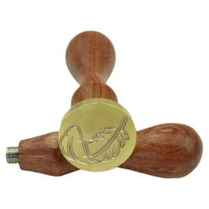 Personal isierte Hochzeit Wachs Siegel Stempel mit Blatt Lorbeer, benutzer definierte Wachs Siegel Kit, Hochzeits einladung Siegel Stempel - Product Image 3