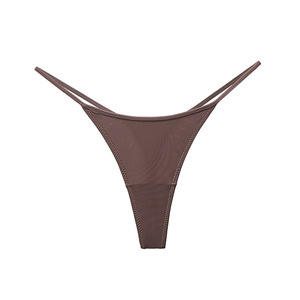 Slip perizoma sexy da donna in seta ghiaccio, perizoma a T, mutandine <span class=keywords><strong>femminili</strong></span> confortevoli, lingerie intima 0726 - Product Image 6