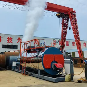 Industrial automatic LPG nature gas fired Diesel Oil steam boiler for food and beverage