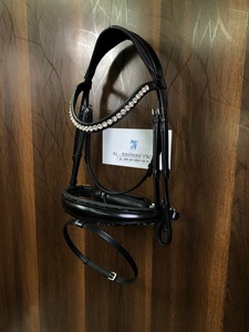 Brida ajustable y duradera para caballos de carreras, de cuero genuino, para montar a caballo - Product Image 4