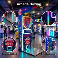 Machine de jeu d'arcade de boxe Riteng à monnayeur, modèle Ultimate Big Hit Punch, pour divertissement de rue