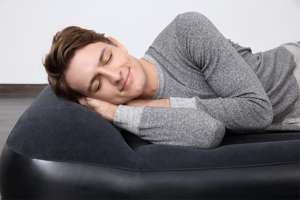 Bestway 67464 Regular Indoor Tipis Airbed Dilipat Queen Karet Kasur Udara dengan Dibangun Di Pompa - Product Image 2