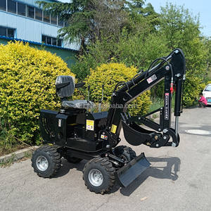 حفار صغير ذو عجلتين/أربع عجلات بمعيار EURO 5 ومحرك ديزل بقدرة 15 حصانًا، لودر ذو محراث خلفي قابل للقطر - Product Image 6