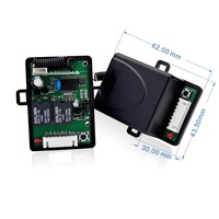 Control Remoto Inalámbrico RF de 2 Canales y 433 MHz Más Económico de Fábrica, Interruptor de Encendido/Apagado, Control Remoto No Incluido