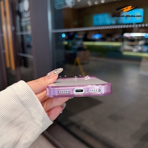 Pha Lê Màu Trong Suốt Acrylic Ultra Slim Rõ Ràng Chống Sốc Bảo Vệ Trường Hợp Điện Thoại Cho <span class=keywords><strong>Iphone</strong></span> 17 Không Khí 16 15 14 Pro Max - Product Image 6