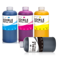 Encre alimentaire comestible 6 couleurs 1000 ml/bouteille pour imprimante Canon Cake Inkjet IP7280 IX6580 MG5680