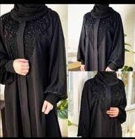 Jubah kain serat mikro Thobe Arab terlaris untuk wanita untuk pakaian Islam terinspirasi oleh pakaian Dubai dari budaya Arab