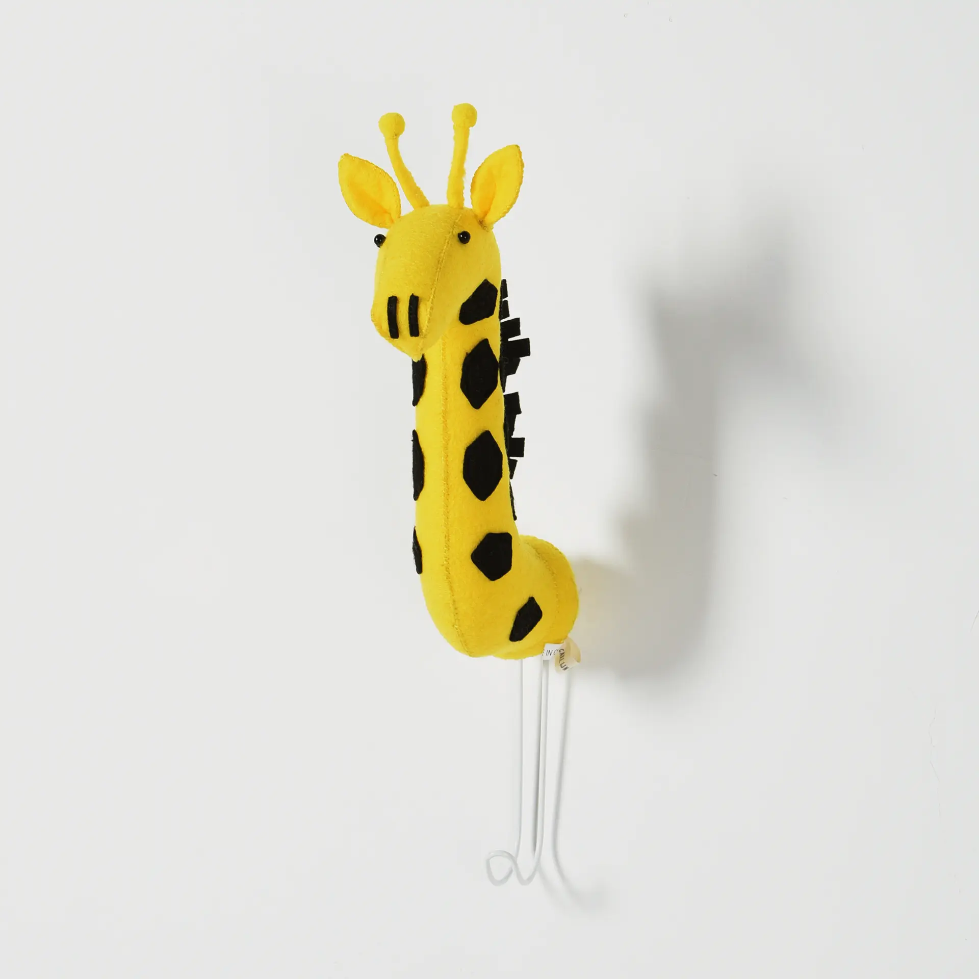 패션과 창조적 인 귀여운 만화 동물 머리 후크 양모 펠트 어린이 방 장식 3 차원 벽 펜던트