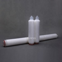 Cartouche filtrante plissée en PP/PES de 0,1 micron, 30 pouces, pour filtration précise de la bière (qualité stérile)