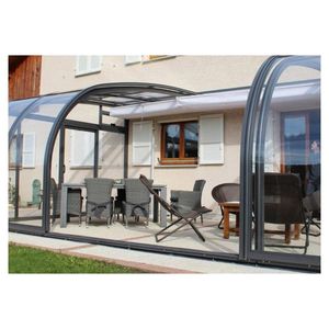 Serre de jardin en aluminium moderne multifonctionnelle 4 saisons imperméable et écologique de Prima Factory Direct - Product Image 5