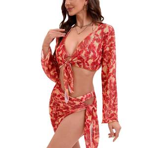 Женский пляжный купальник с длинными рукавами, 2025 <span class=keywords><strong>Katrina</strong></span> <span class=keywords><strong>Kaif</strong></span> <span class=keywords><strong>XXX</strong></span> - Product Image 4