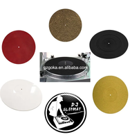 GOKA Fabricant de platines de haute qualité, tapis antidérapant en liège et EVA de 3,5 mm d'épaisseur, tapis pour disques vinyles, diamètre 300 mm