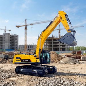 Excavatrice sur chenilles SE600H de 60 tonnes, fabrication chinoise, avec godet de 3,5 mètres cubes pour travaux miniers, de construction et de terrassement. - Product Image 5