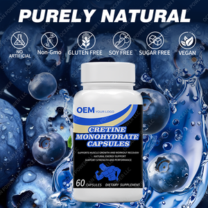 Cápsulas de Monohidrato de Creatina de Marca Privada OEM, Suplemento Vitamínico de Energía Natural - Product Image 4