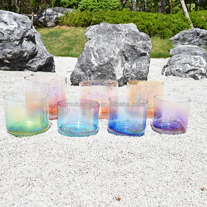 Q're <b>Magic</b> Cosmic Chakra Color Clear Quartz Crystal Singing Bowl 432Hz/440Hz CDEFGAB Tones Sound Healing Instrument - Product Image 4