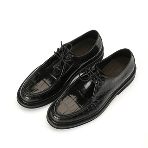 Chaussures habillées décontractées pour hommes en daim rétro de haute qualité, style lacets, imperméables, idéales pour les mariages d'automne - Product Image 4