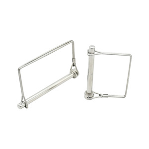 Lan Yue 304 Stainless Steel Square <b>Spring</b> <b>Clip</b> Pin Boat Fitting For Yachts And Fitness Equipment Solid Plunger Pin - Product Image 4