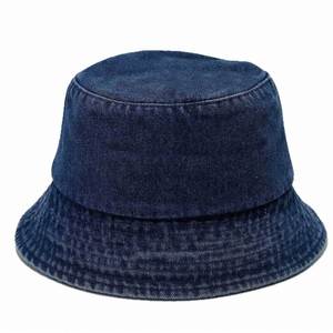 2025 New Retro Washed Cotton Denim Bucket <b>Hat</b> Spring Summer Sunshade Sun <b>Hat</b> Solid Color Bucket <b>Hat</b> <b>for</b> Women Men - Product Image 5