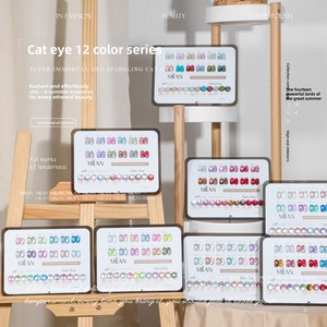 ชุดเจลทาเล็บตาแมวมิลาน นิว 12 สี มูนไลท์ แคทอาย เจลโพลิช เซ็ต สโตรบ แฟลช เจล กันน้ำ แห้งเร็ว แม่เหล็ก แคทอาย เจล สำหรับร้านทำเล็บ - Product Image 3