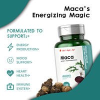 Capsules de Maca haute puissance - Complément alimentaire antioxydant naturel pour la santé cellulaire, anti-fatigue, approvisionnement en vrac