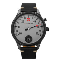 Nouvelle montre mécanique distinctive avec structure unique, cadran clair et facile à lire, bracelet réglable, montre boîte à vitesses tendance et distinctive