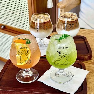 Copas de Brandy Clásicas y Elegantes Hechas a Mano, Copas de Cognac con Diseño Personalizado, Copa de Vidrio de 340 ml para Vino de Frutas - Product Image 1
