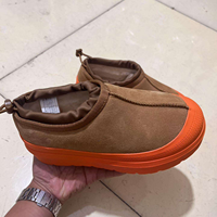 Bottes d'hiver en cuir, chaudes et douces, chaussures en coton, caoutchouc, mode, luxe, designer, haute qualité, plateforme épaisse, bottes de neige