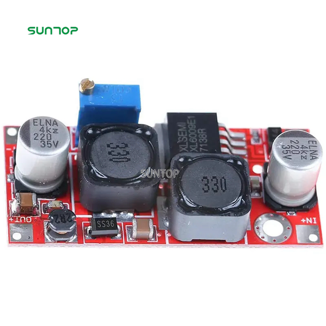 SUNTOP XL6009 DC-DC Good Red Power Supply Module Booster Module XL6009