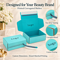 Boîte d'abonnement à ouverture facile avec bande déchirable et impression couleur pour les commandes de distribution de grandes quantités pour les marques de beauté
