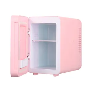 美容冰箱保暖或冷却器便携式发光二极管镜热电迷你护肤冰箱4升
