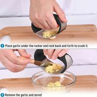 Keuken Knoflookpers Comfortabele Grip Roestvrij Staal Knoflookpers Knoflookhakker