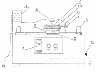 Testeur de résistance au frottement des revêtements de peinture ASTM D2486 ISO 11998, machine d'essai d'abrasion humide pour meubles, sols, plastiques