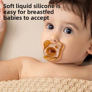 Lot de 2 sucettes souples en silicone à débit lent, motif dessin animé, avec boîte de rangement portable pour bébé - En stock, <span class=keywords><strong>livraison</strong></span> <span class=keywords><strong>rapide</strong></span> - Product Image 3