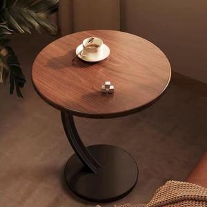 <span class=keywords><strong>Tavolino</strong></span> da Caffè Moderno Minimalista <span class=keywords><strong>con</strong></span> Struttura in Metallo e Piano in Legno <span class=keywords><strong>con</strong></span> Vano Portaoggetti per Soggiorno, Set di Arredamento per la Casa - Product Image 3