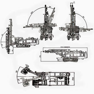 खनन dth हथौड़ा ड्रिलिंग रिग हार्ड रॉक बोरहोल ड्रिलिंग मशीन पोर्टेबल हाइड्रोलिक ड्रिलिंग रिग - Product Image 3