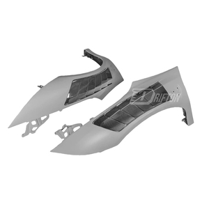 Guardabarros parcialmente expuestos de fibra de carbono seca estilo RY para kit de carrocería Ferrari SF90 - Product Image 2
