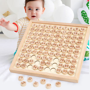 Échiquier <span class=keywords><strong>Sudoku</strong></span> en bois pour enfants labyrinthe numérique pensée logique Puzzle éducatif ensemble de jouets pour adultes enfants en matière mathématique - Product Image 2