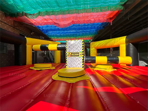 EASYFUN Factory - Pista Inflable Wipeout en Venta, Juego Mecánico con Obstáculos Giratorios, Juego Inflable de Saltos, Wipeout Inflable - Product Image 4