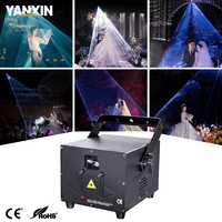 5W-10W RGB Vollfarbiger Animations-Laserprojektor DMX512 ILDA-Steuerung Hochzeits-Laserlicht für Bühne Party Bankett Event Show