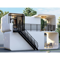 Maison préfabriquée de luxe de qualité supérieure, type conteneur Apple de 40 pieds, maison capsule portable pour resort, glamping et maison de vacances